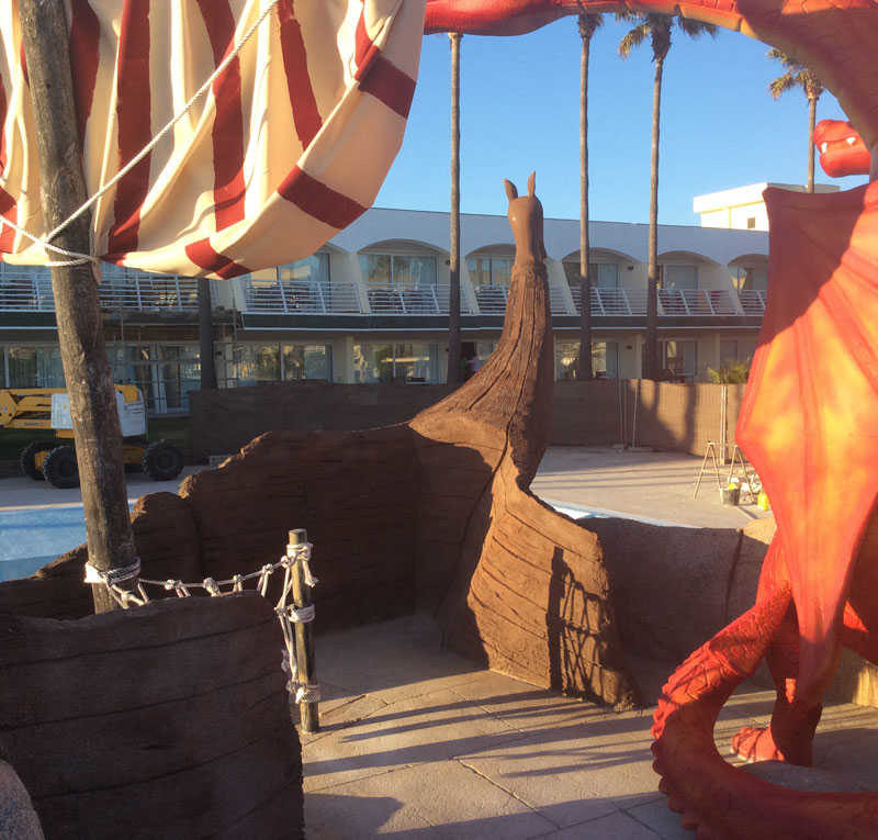 Savia proyectos parque acuático dragones barco pirata Intertur Miami Ibiza