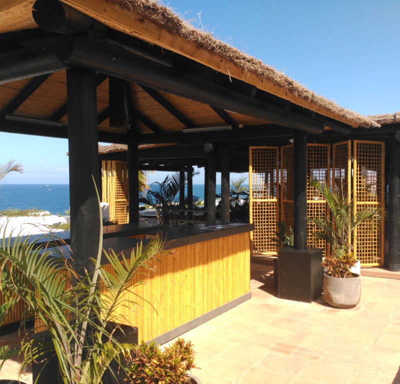 Savia hotel Jardín Tropical bar mar